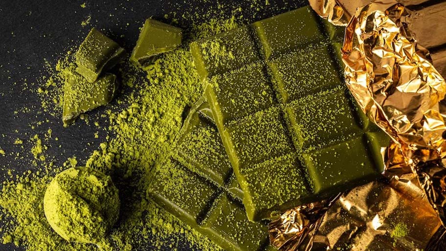 クールな抹茶チョコレート